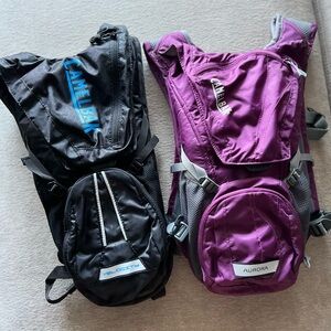 CamelBak Black and Purple Hydration Packs